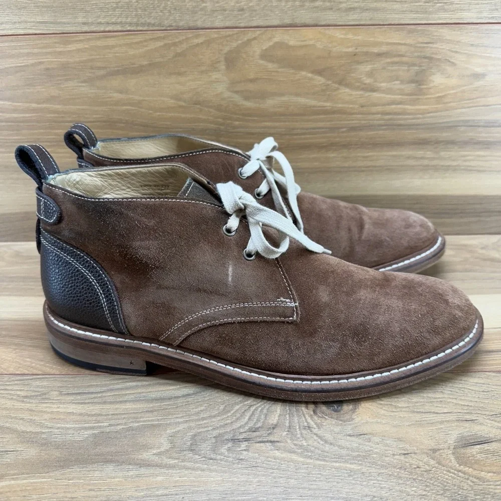 George Brown Bilt Mens Boots Size 10.5 M Brown Suede Chukka Boot